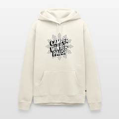Camper in Winterpause - Herren Camping Hoodie - Naturweiß