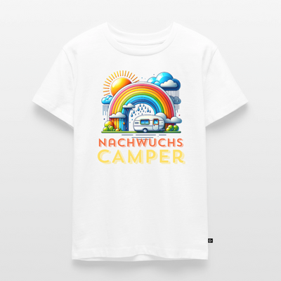 Nachwuchs Camper - Kinder Camping T-Shirt - Weiß