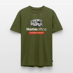 Wohnmobil Homeoffice - Herren Camping T-Shirt - Khaki