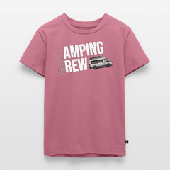 Vanlife Camping Crew - Kinder Camping T-Shirt - Mauve