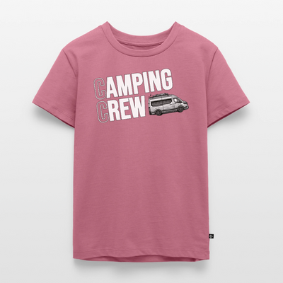 Vanlife Camping Crew - Kinder Camping T-Shirt - Mauve