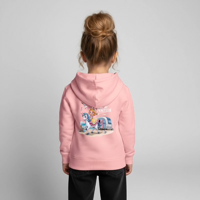 Camping Prinzessin - Kinder Camping Hoodie - Rosa