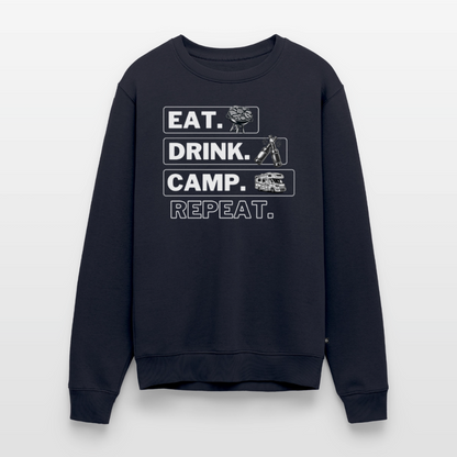 Camping Kreislauf - Herren Camping Sweatshirt - Wohnmobil - Navy