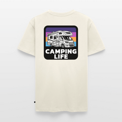 Camping Life - Herren Camping T-Shirt - Naturweiß