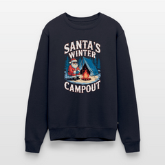 Santa's Winter Campout – Weihnachtspullover Herren in Navy