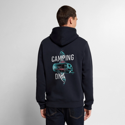 Wohnwagen Camping DNA - Herren Camping Hoodie - Navy