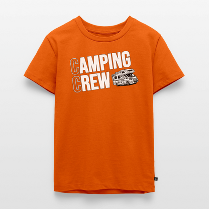 Wohnmobil Camping Crew - Kinder Camping T-Shirt - Orange 