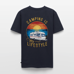Camping my Lifestyle - Herren Camping T-Shirt - Navy