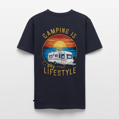 Camping my Lifestyle - Herren Camping T-Shirt - Navy