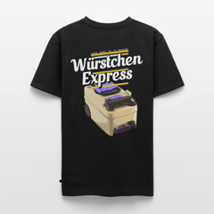 Würstchen Express - Herren Camping T-Shirt - Schwarz