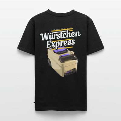 Würstchen Express - Herren Camping T-Shirt - Schwarz