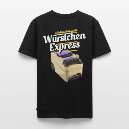 Würstchen Express - Herren Camping T-Shirt - Schwarz