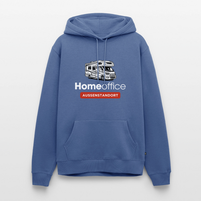 Wohnmobil Homeoffice - Herren Camping Hoodie - Taubenblau