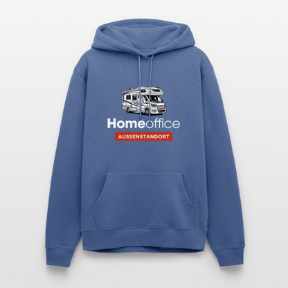 Wohnmobil Homeoffice - Herren Camping Hoodie - Taubenblau