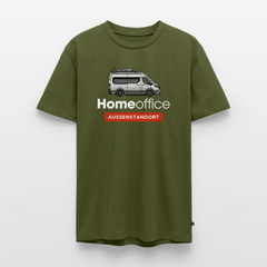 Vanlife Homeoffice - Herren Camping T-Shirt - Khaki