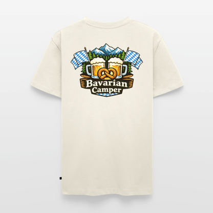 Bavarian Camper - Herren Camping T-Shirt - Naturweiß