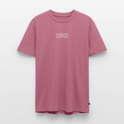Vanlife statt Midlife Crisis - Herren Camping T-Shirt - Mauve