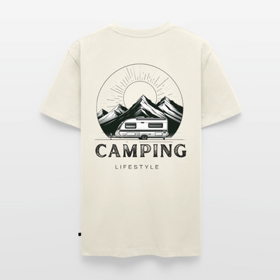 Camping Lifestyle - Herren Camping T-Shirt - Naturweiß