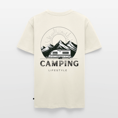 Camping Lifestyle - Herren Camping T-Shirt - Naturweiß