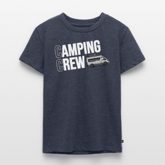 Vanlife Camping Crew - Kinder Camping T-Shirt - Jeansblau 