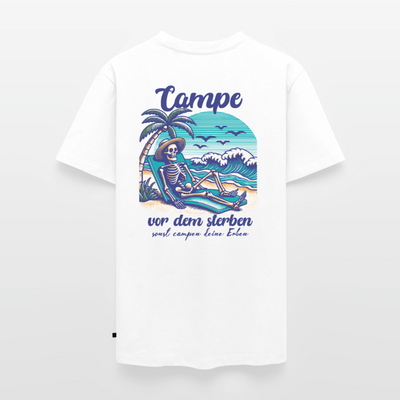 Campe Jetzt - Herren Camping T-Shirt - Weiß