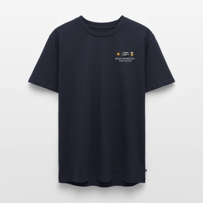 Definition von Glück - Herren Camping T-Shirt - Wohnwagen - Navy