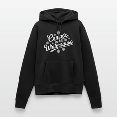 Camper im Winter - Damen Camping Hoodie - Schwarz
