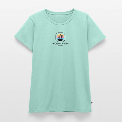 Woid & Wiesn Camper - Damen Camping Hoodie - Mint 