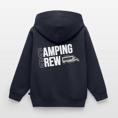Vanlife Camping Crew - Kinder Camping Hoodie - Navy