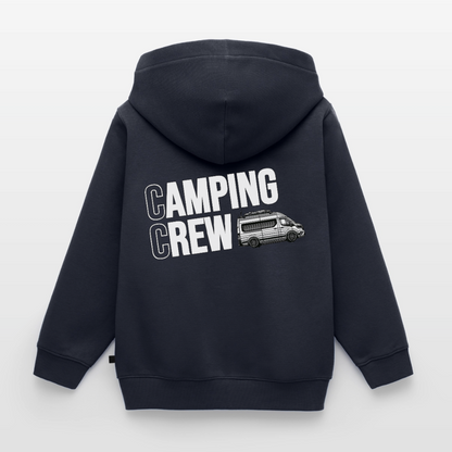 Vanlife Camping Crew - Kinder Camping Hoodie - Navy
