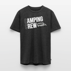Vanlife Camping Crew - Herren Camping T-Shirt - Anthrazit meliert