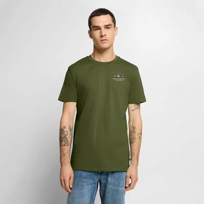 Definition von Glück - Herren Camping T-Shirt - Wohnmobil - Khaki