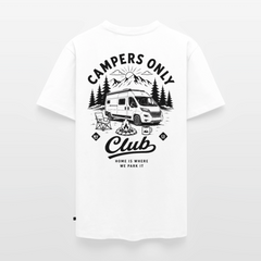 Campers Only Club - Herren Camping T-Shirt - Van - Weiß