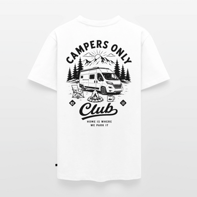 Campers Only Club - Herren Camping T-Shirt - Van - Weiß