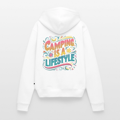 My Lifestyle - Damen Camping Hoodie - Weiß