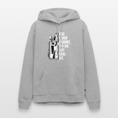 Camping ist Zeitlos - Herren Camping Hoodie - Wohnmobil - Grau meliert