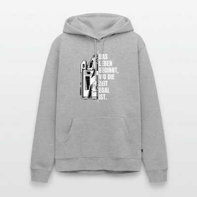 Camping ist Zeitlos - Herren Camping Hoodie - Wohnmobil - Grau meliert