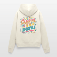 My Lifestyle - Damen Camping Hoodie - Naturweiß