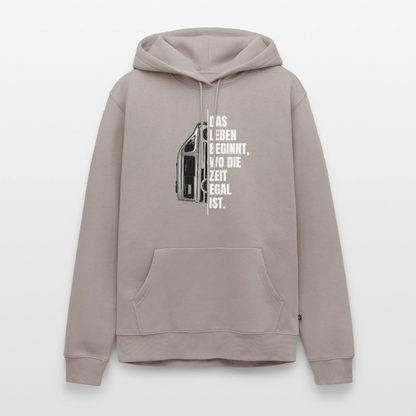Camping ist Zeitlos - Herren Camping Hoodie - Vanlife - Taupe