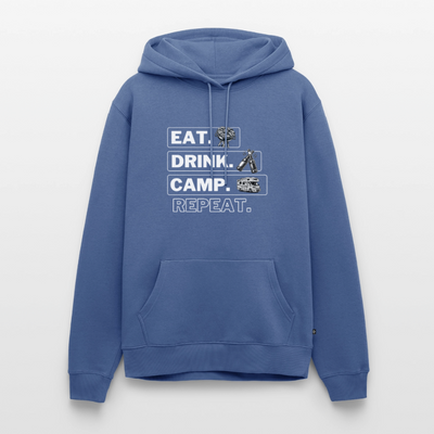 Eat Drink Camp - Herren Camping Hoodie - Wohnmobil - Taubenblau