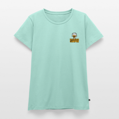 Vogelwuider Camper - Damen Camping T-Shirt - Mint 