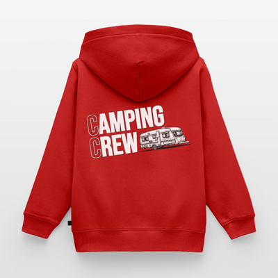 Wohnwagen Camping Crew - Kinder Camping Hoodie - Rot