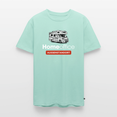Wohnmobil Homeoffice - Herren Camping T-Shirt - Mint 
