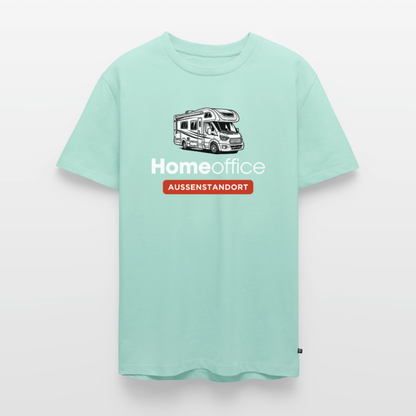 Wohnmobil Homeoffice - Herren Camping T-Shirt - Mint 