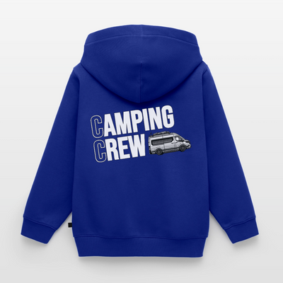 Vanlife Camping Crew - Kinder Camping Hoodie - Royalblau