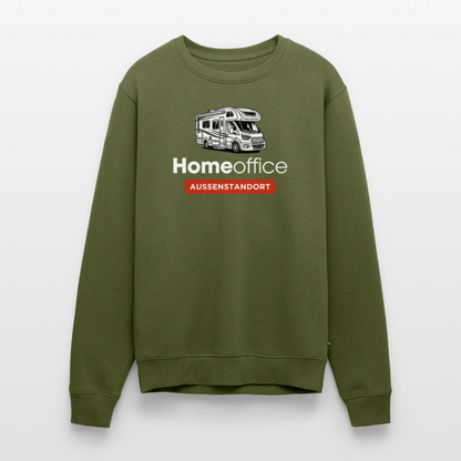 Wohnmobil Homeoffice - Herren Camping Sweatshirt - Khaki