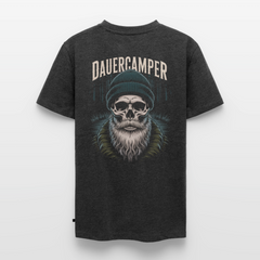 Dauercamper - Herren Camping T-Shirt - Anthrazit meliert