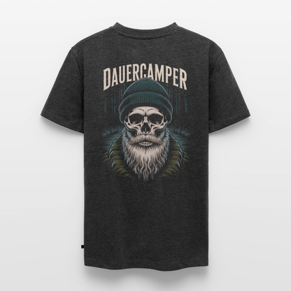 Dauercamper - Herren Camping T-Shirt - Anthrazit meliert