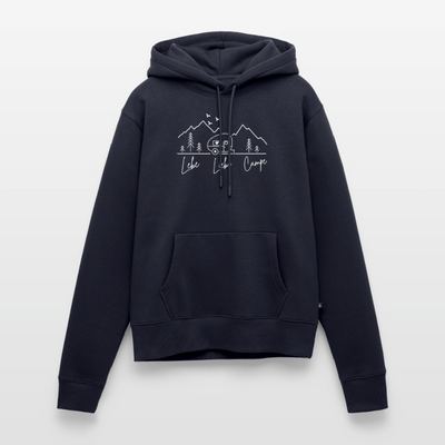 SPOD - Lebe Liebe Campe - Damen Camping Hoodie - Navy