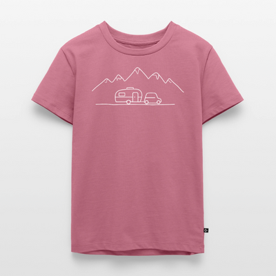 Keep it Simple - Kinder Camping T-Shirt - Mauve